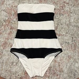 Victoria’s Secret. One piece black and white bathing suit. Size Medium